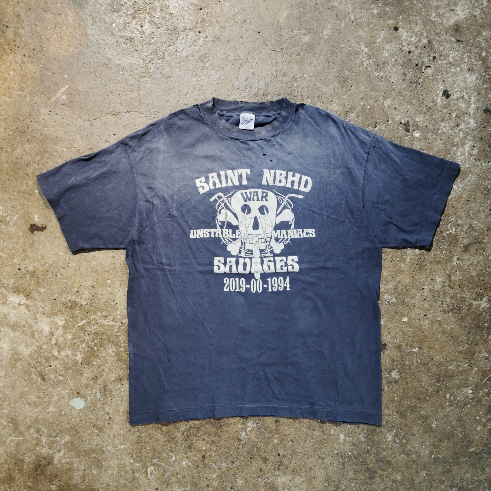 Saint Mxxxxxx × NEIGHBORHOOD 25ss NH_SS TEE / STHD. L セント