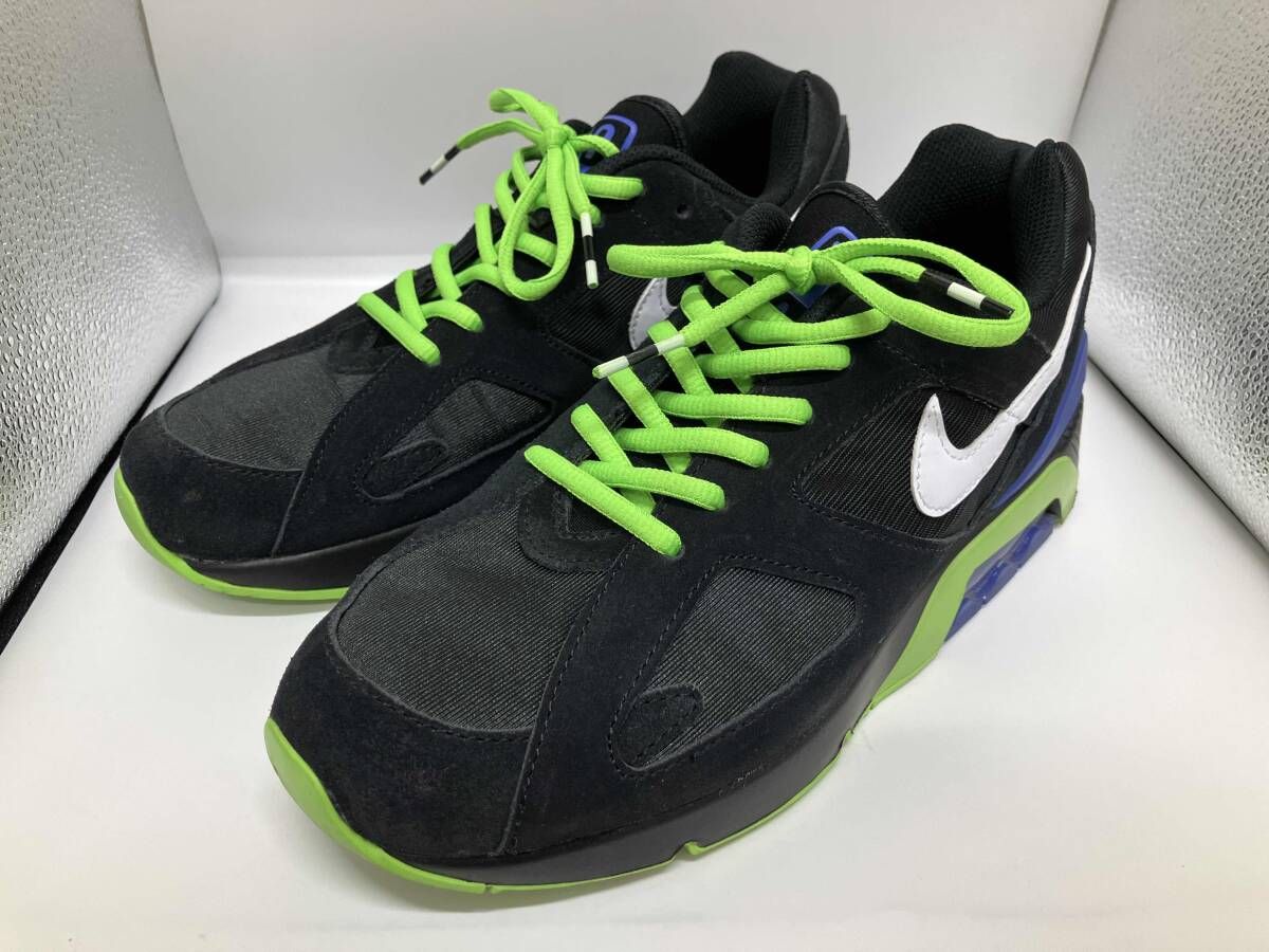 NIKE ナイキ FZ3058-001 Nike AirMax180 Black White Action Green エアマックス サイズ27.5 スニーカー ブラック