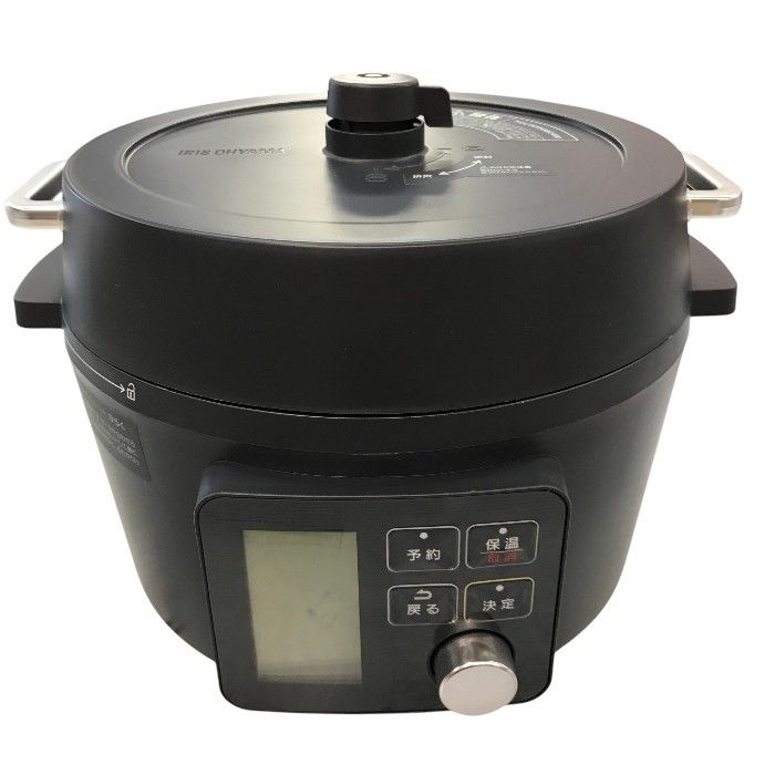 アイリスオーヤマ 電気圧力鍋 4.0L 自動メニュー80種類 ブラック KPC-MA4-B 中古 Y1