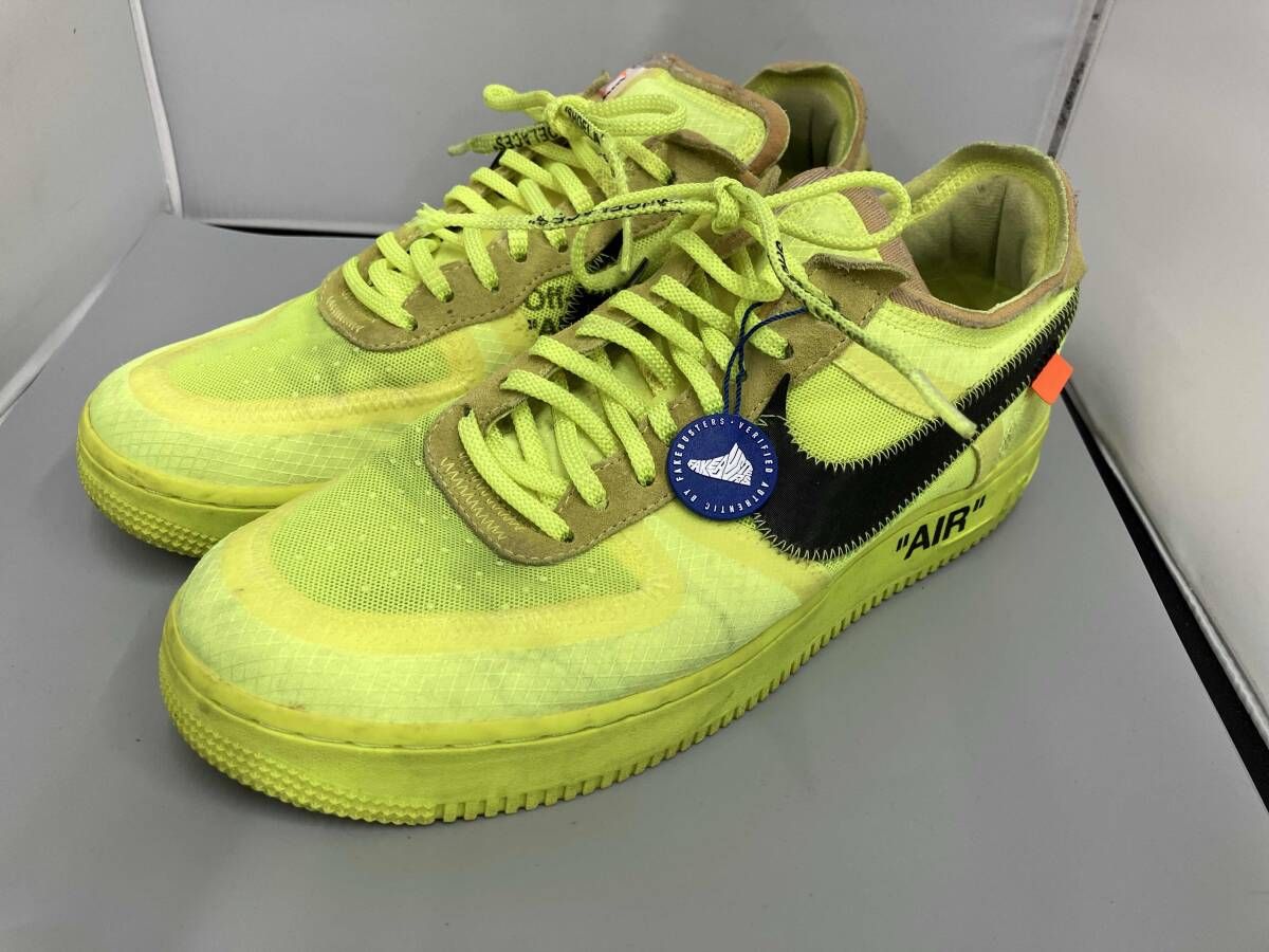 スニーカー 【鑑定済み】NIKE AIR FORCE 1 LOW OFF WHITE AO4606-700 スニーカー