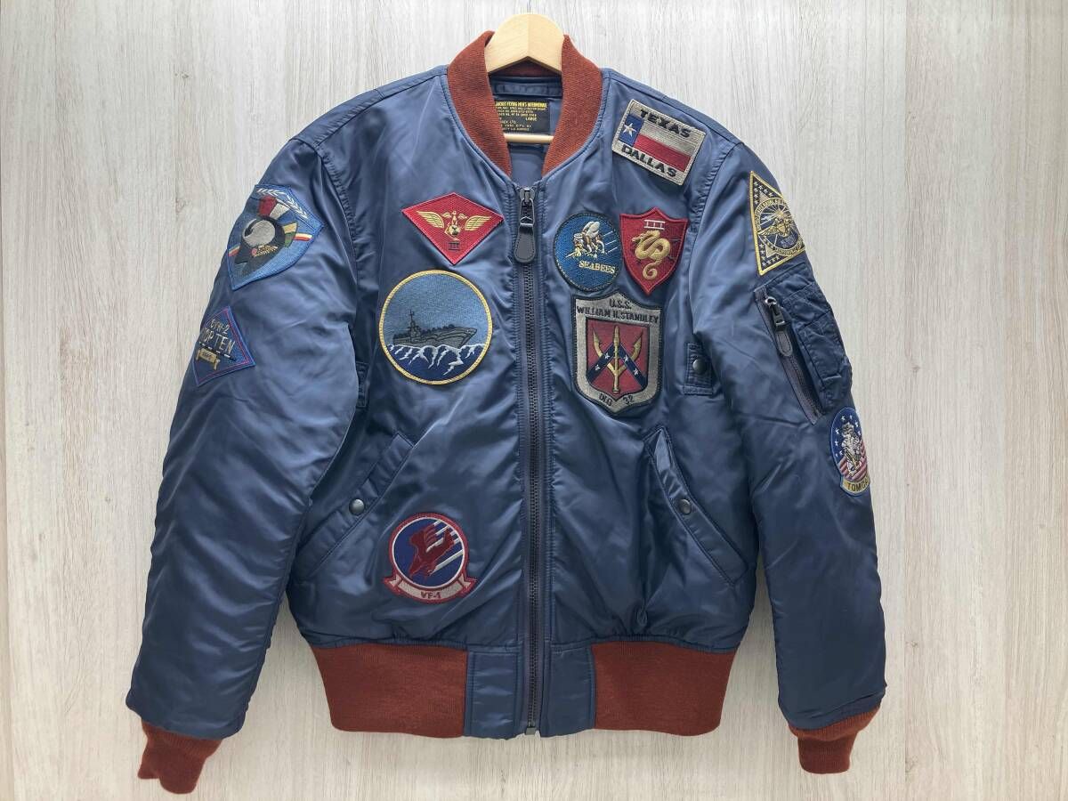 AVIREX MA-1 JACKET アビレックス フライトジャケット ワッペン豪華