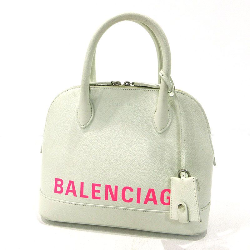 【三重本店】 中古 BALENCIAGA | バレンシアガ ハンドバッグ エブリデイ 2wayバッグ ショルダーバッグ 550645 ホワイト系 【122】