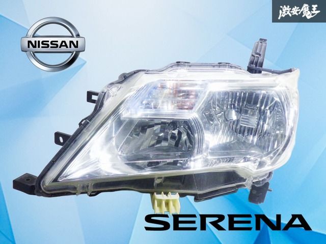 点灯OK！】セレナ C26 NC26 FC26 日産純正 HID ヘッドライト ヘッド