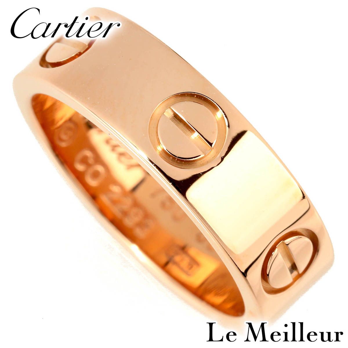 【新品仕上済】 Cartier ラブ ピンクゴールド K18PG リング クラシックモデル 10号 レディース 返品OK