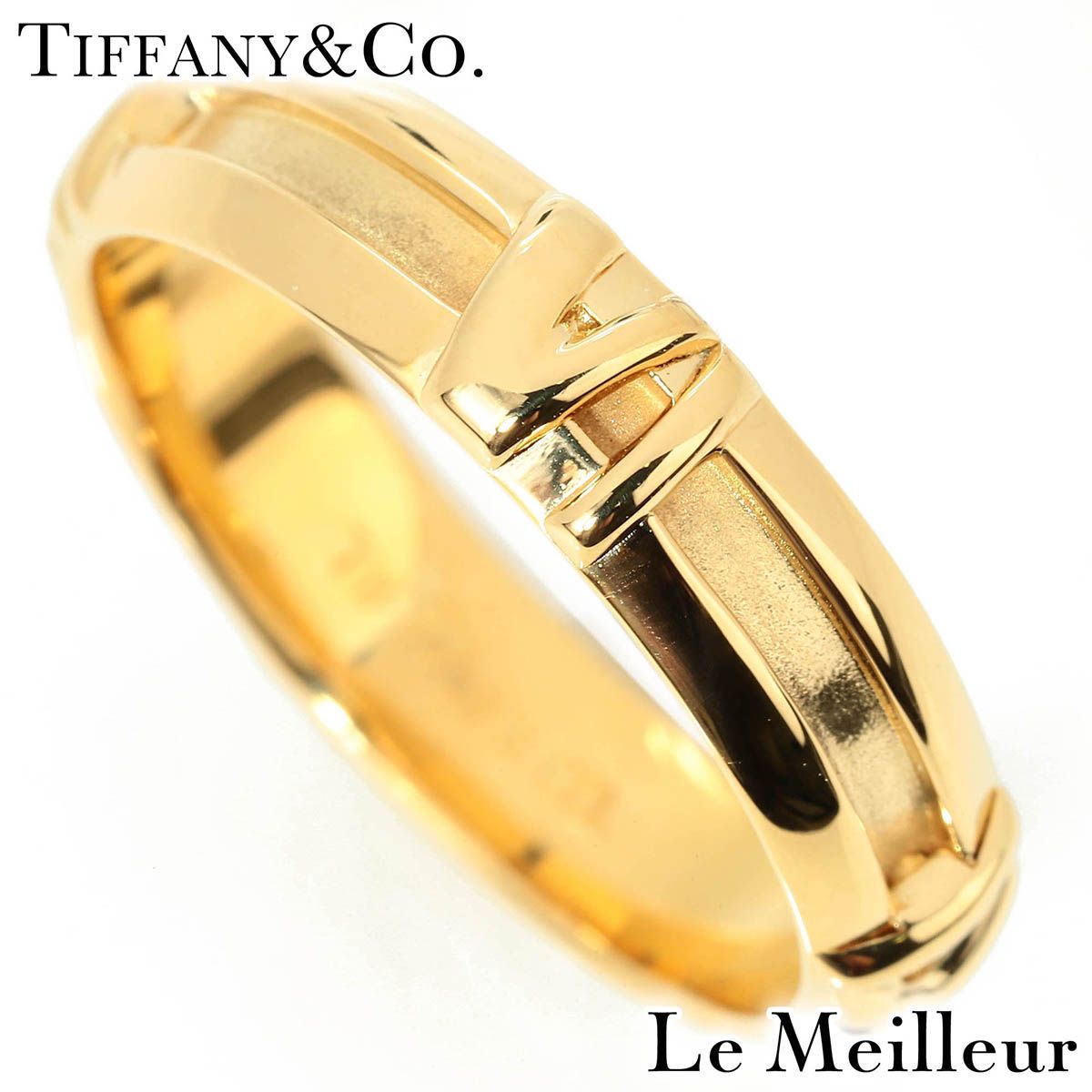 【新品仕上済】 TIFFANY&Co. アトラス イエローゴールド K18YG リング 12号 レディース 返品OK