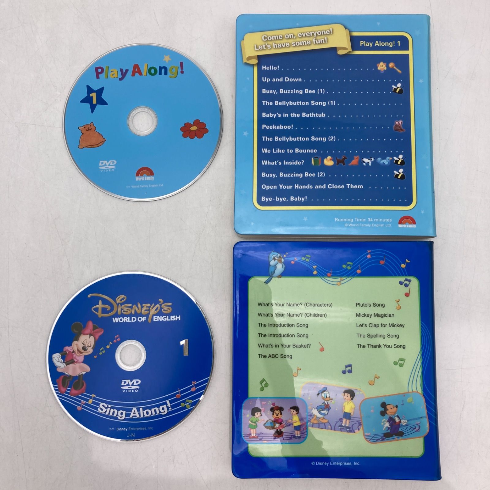 シングアロング プレイアロング 新子役DVD DWE ディズニー英語システム