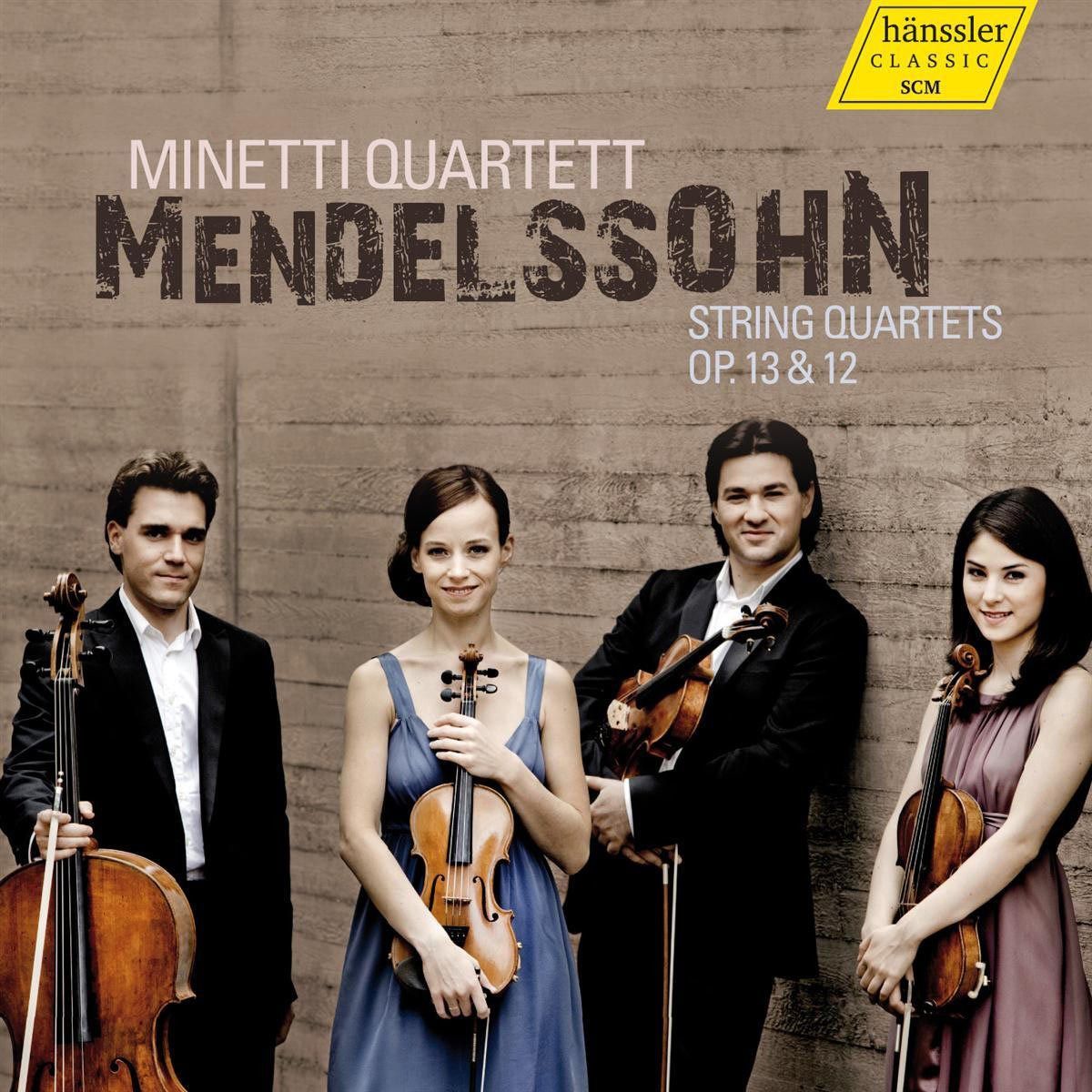 【CD】メンデルスゾーン: 弦楽四重奏曲 第1番&第2番 (Mendelssohn: String Quartets Op. 13 & 12 / Minetti Quartett) [輸入盤]
