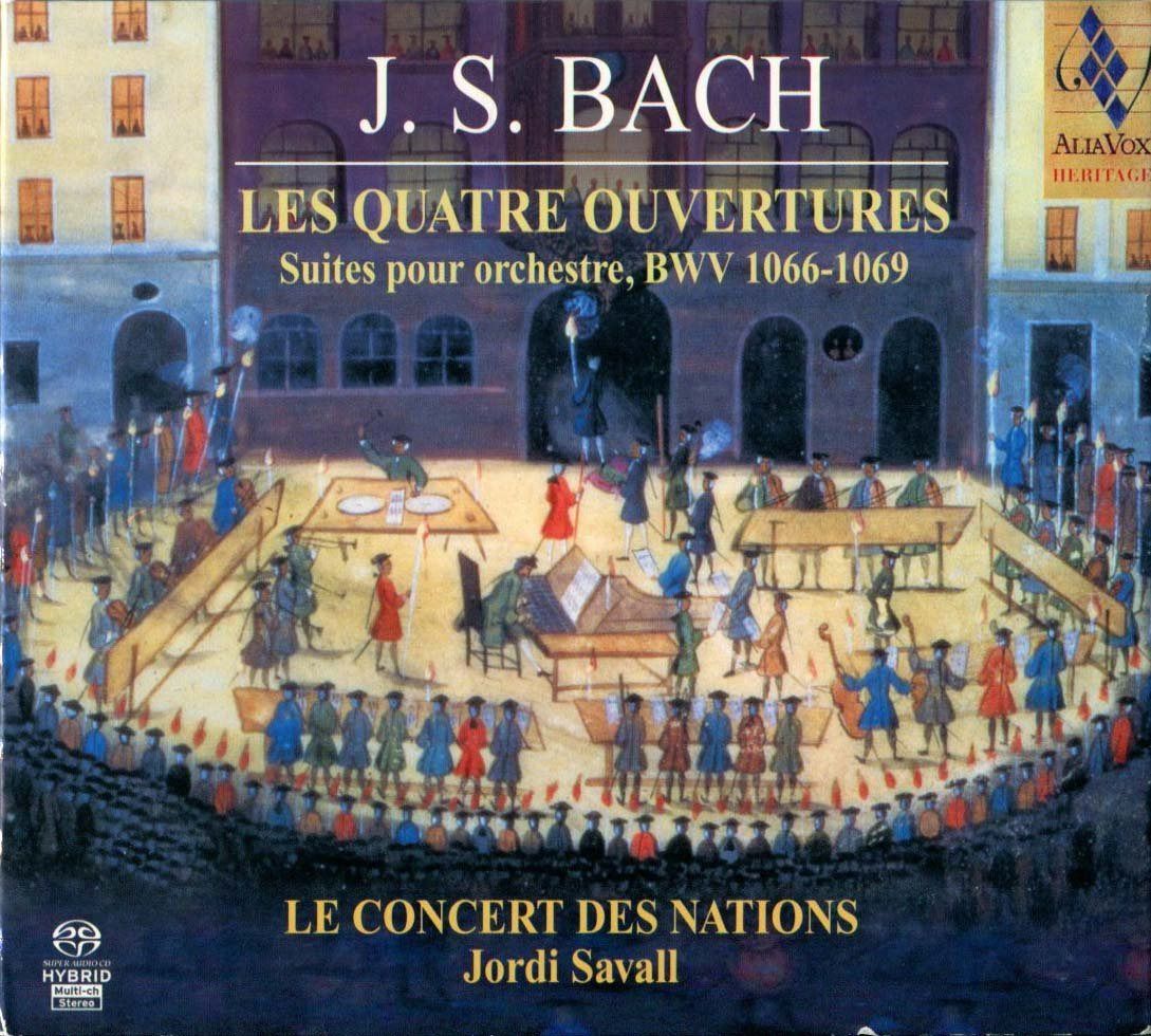 【CD】J.S.BACH 管弦楽組曲全曲 サヴァール&ル・コンセール・デ・ナシオン (2SACD)