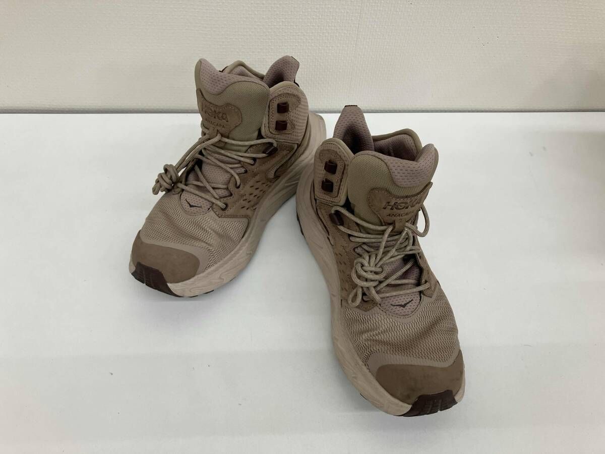 HOKA ONE ONE ホカ オネオネ トレッキングブーツ メンズ 28cm ベージュ ANACAPA 2 MID GTX アナカパ 2 ミッド ゴアテックス 1141633