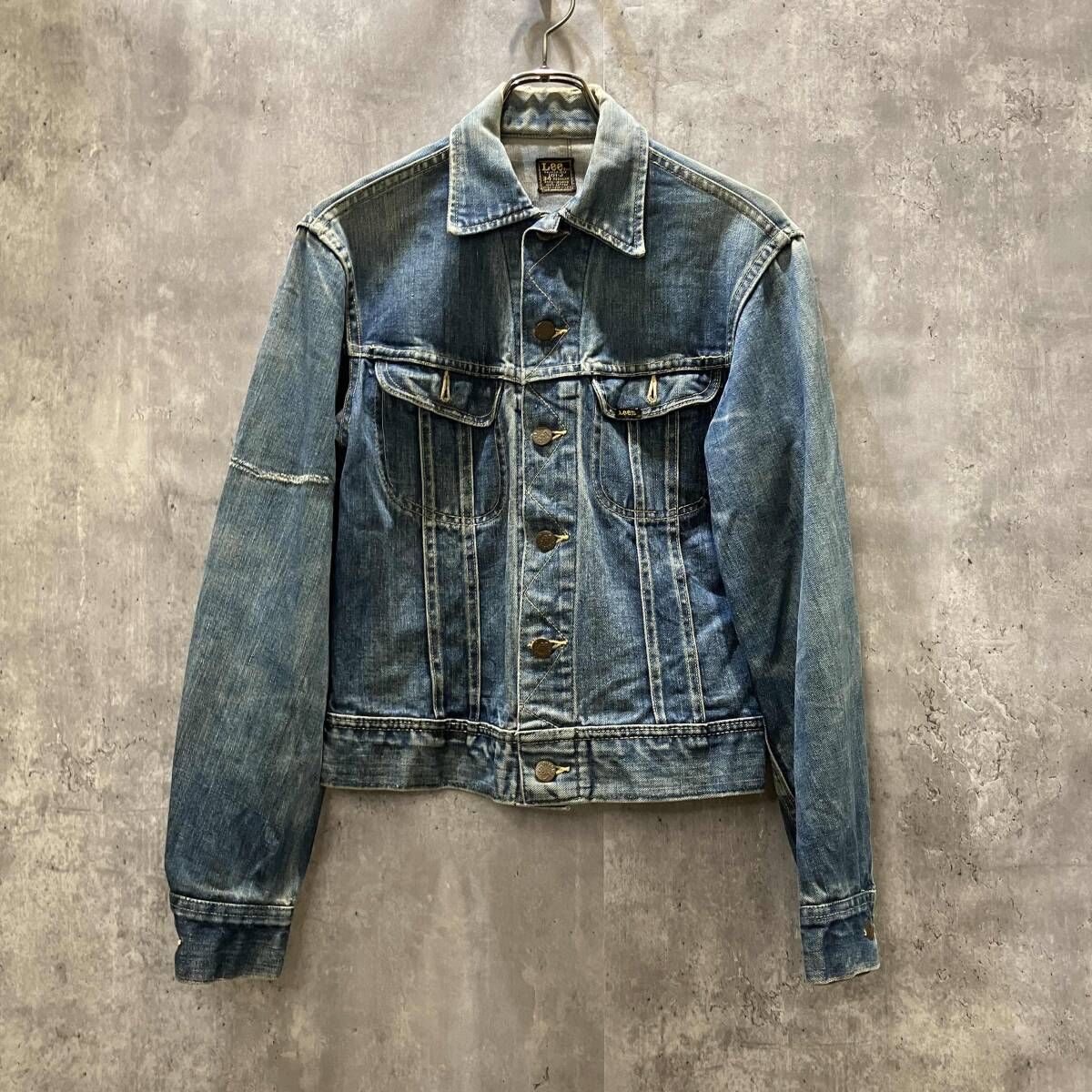 メンズ 70s Lee USA製 101-J デニムジャケット Gジャン size 34 ブルー 