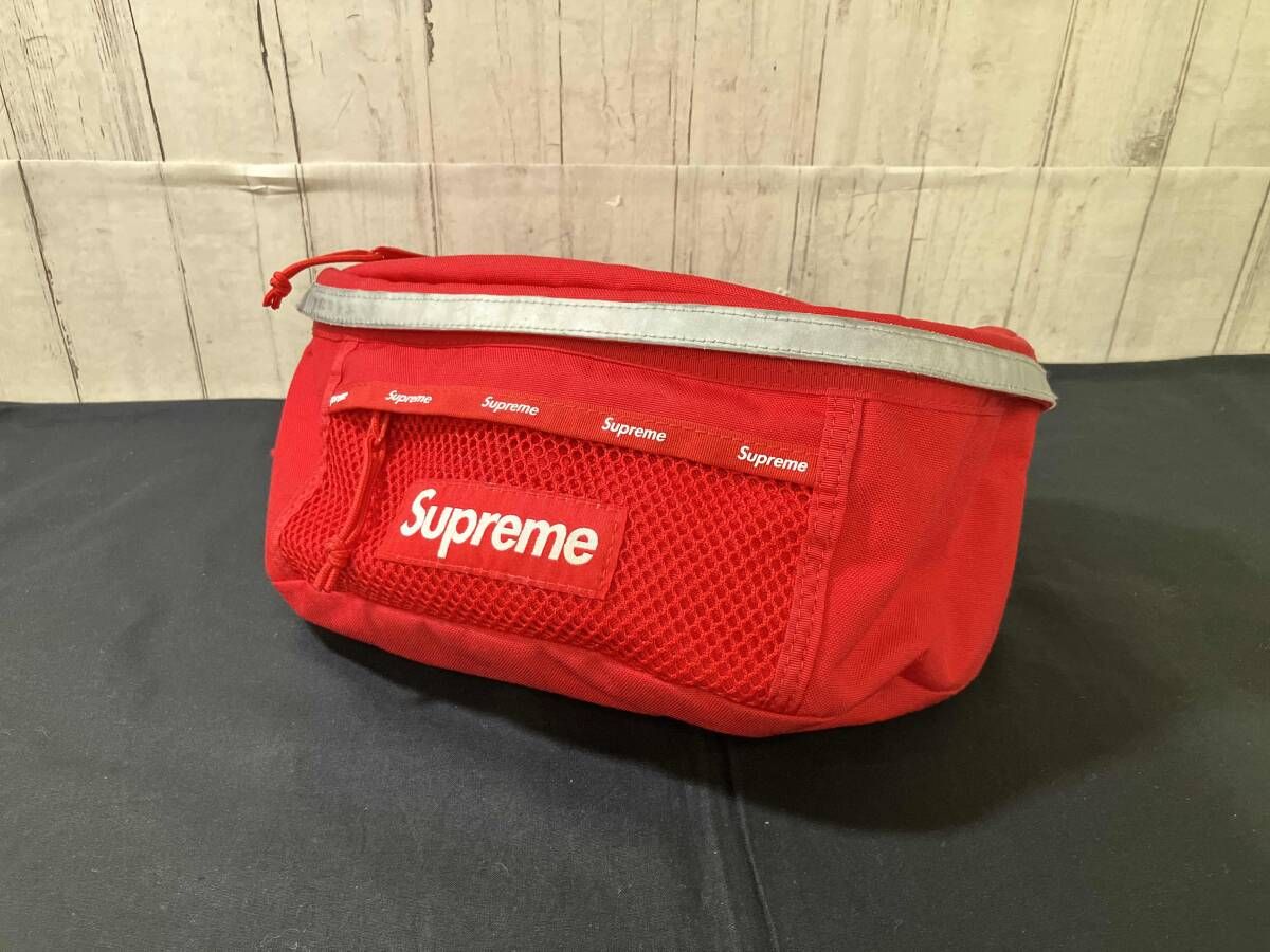Supremeシュプリーム 24FW Waist Bag ウェストバッグ レッド - メルカリ