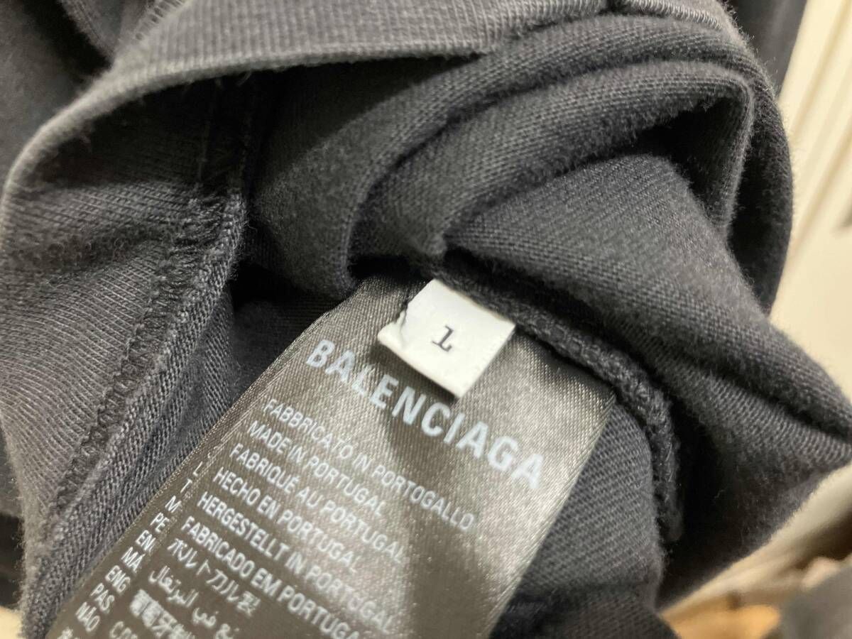 24ss BALENCIAGA バックロゴLS SHIRT サイズL バレンシアガ - メルカリ
