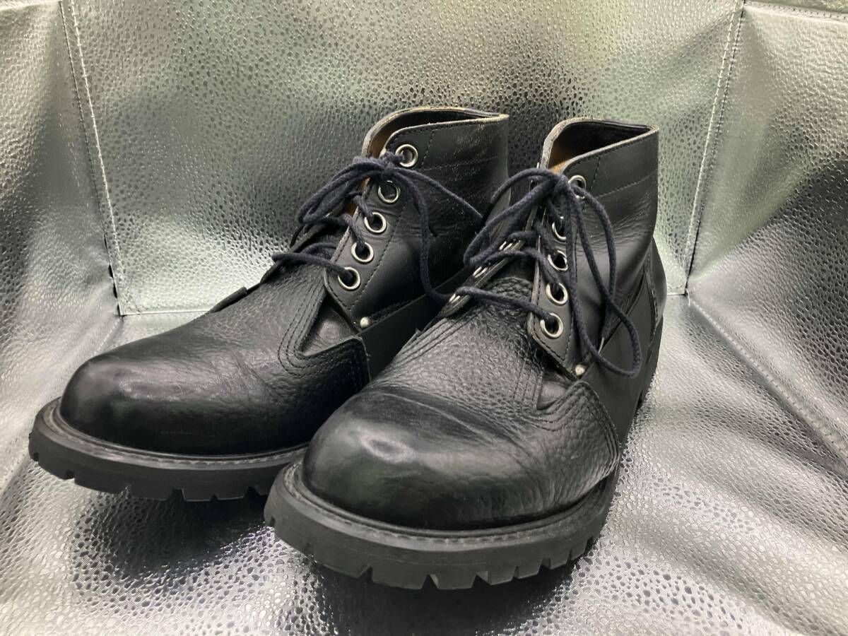 COMME des GARCONS HOMME PLUS プロテクション期 レザーレースアップブーツ その他ブーツ
