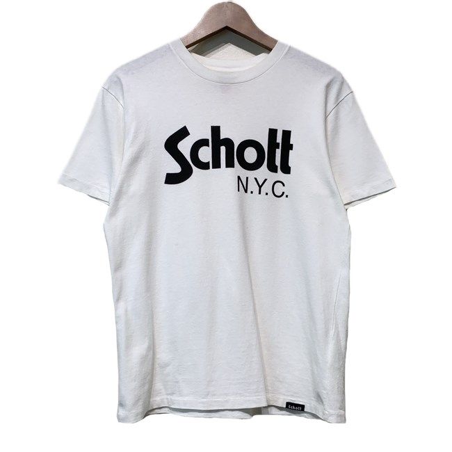 【未使用品】Schott Tシャツ 90年代 ビンテージ 中古】 Schott Tシャツ 90s vintage 90年代 半袖 カットソー トップス