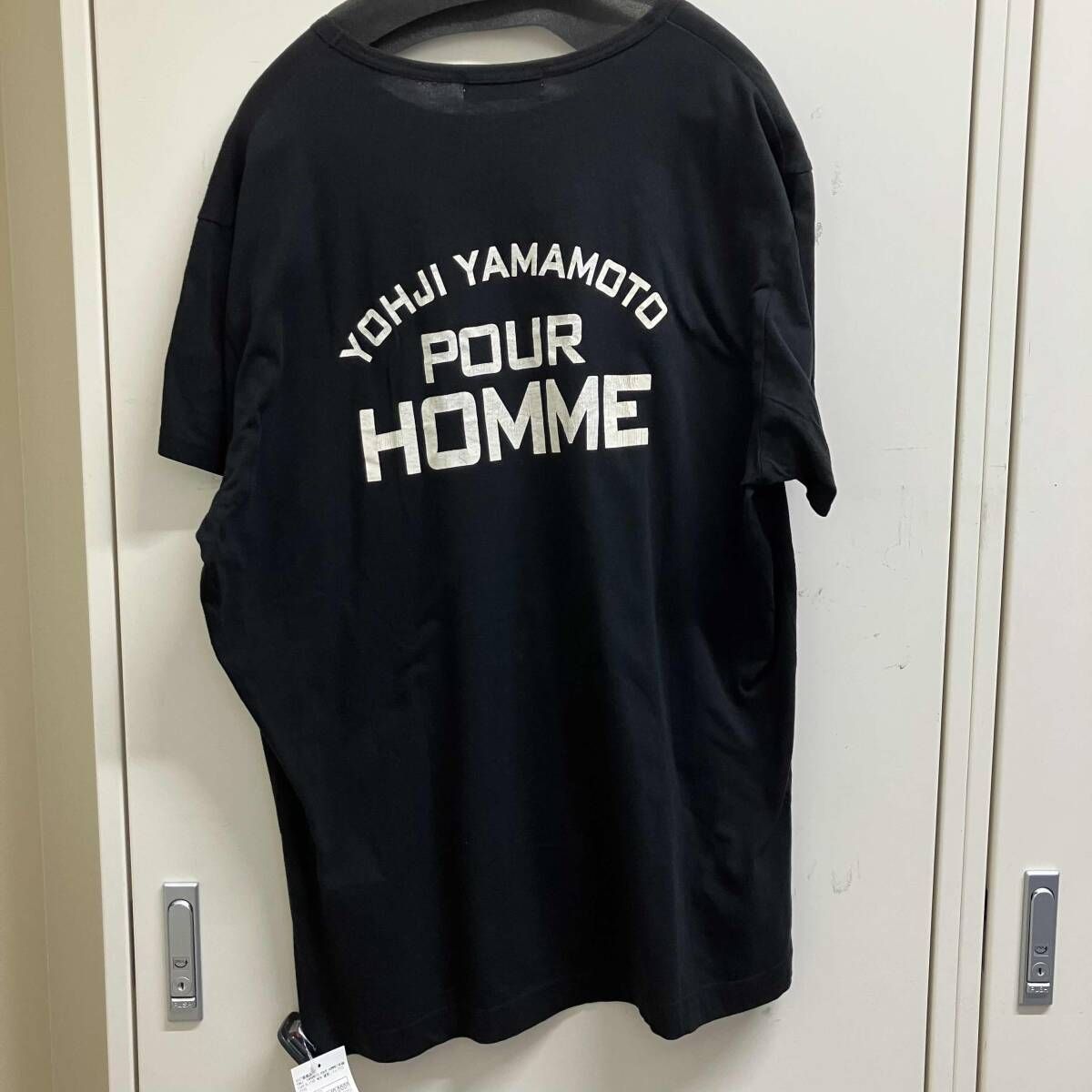 20ss YOHJI YAMAMOTO POUR HOMME 6.1THE MEN 復刻 バックロゴTEE サイズ3 ヨウジヤマモトプールオム