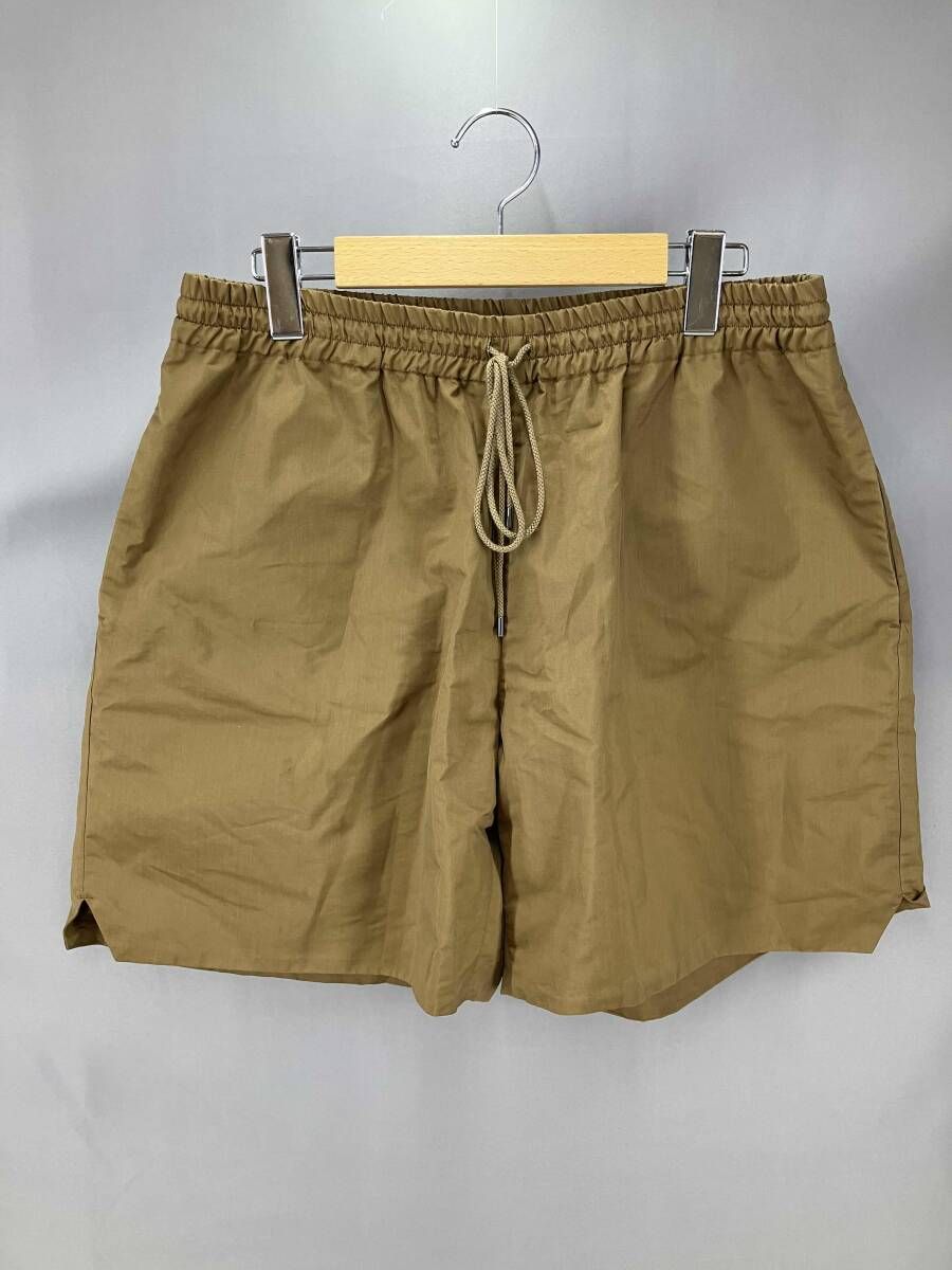 ★ AURALEE オーラリー ハーフ綿パン LIGHT FINX POLYESTER SHORTS メンズ 5 ブラウン 夏