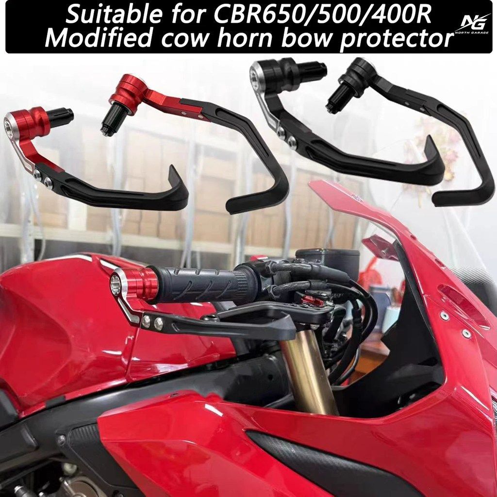 ホンダCBR650R改造カウホーンボウCBR400R/500R転倒防止ハンドガード改造