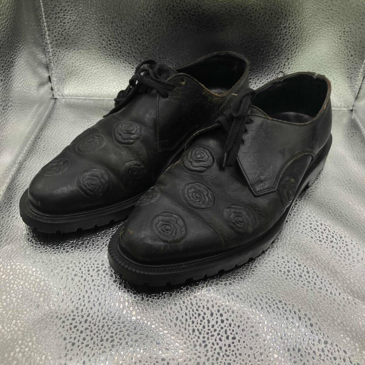 COMME des GARCONS HOMME PLUS ROSE LEATHER SHOES ローファー 状態考慮　コムデギャルソンオムプリュス