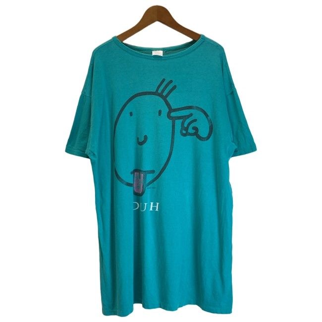 【中古】　Tシャツ　90s vintage　90年代　OLD　(C)JB1995　半袖　トップス　クルーネック　プリント　古着　/7309
