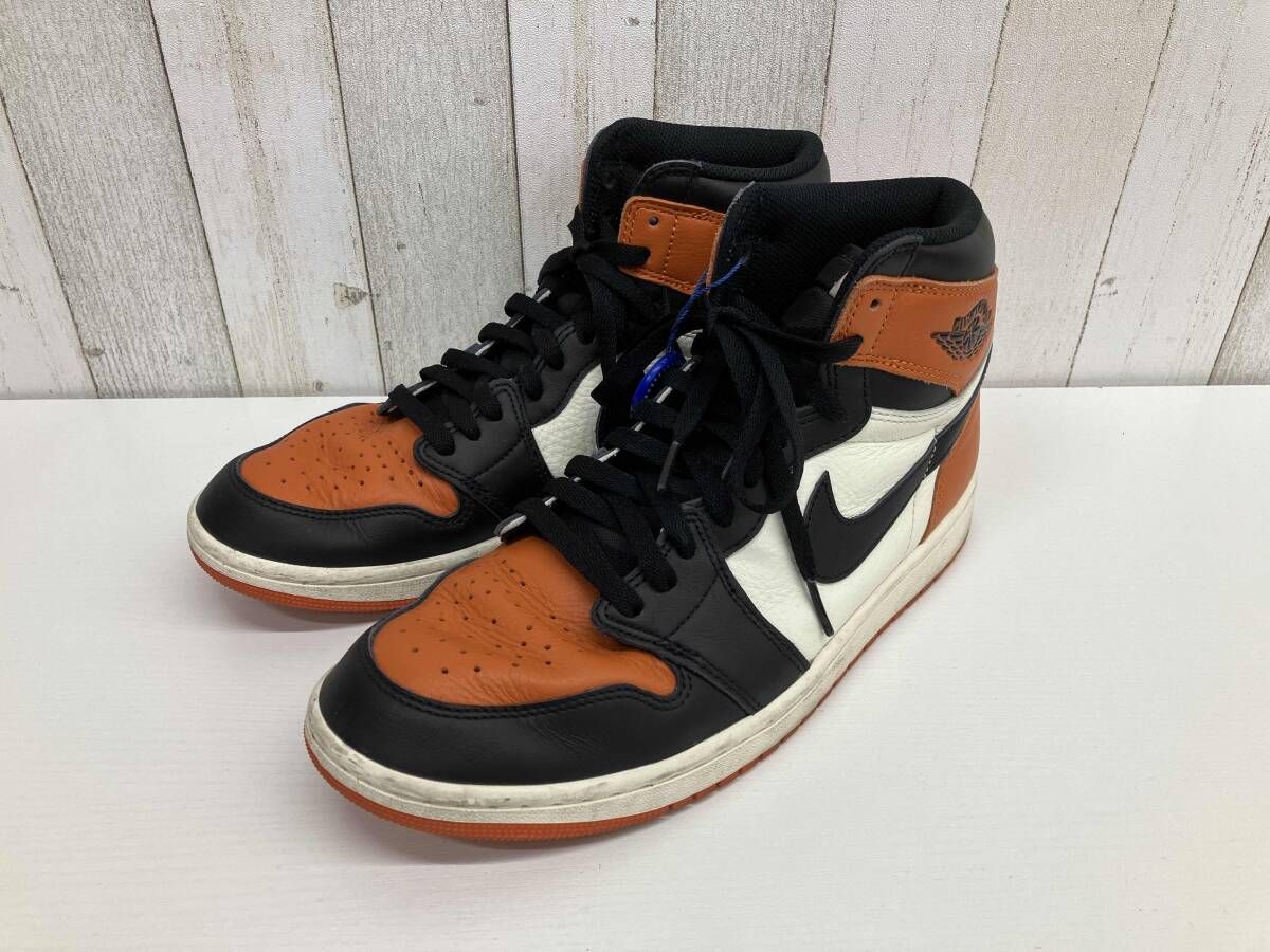 【FB鑑定済み】NIKE／AIR JORDAN 1 RETRO HIGH OG／ナイキ エアジョーダン1 レトロハイ／メンズ スニーカー オレンジ／DZ5485-008／28.0cm