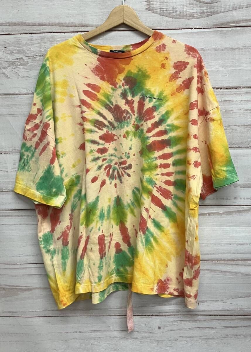 PEACEMHNUSONE ピースマイナスワン Tシャツ メンズサイズXL タイダイ A1323 彩色カラー