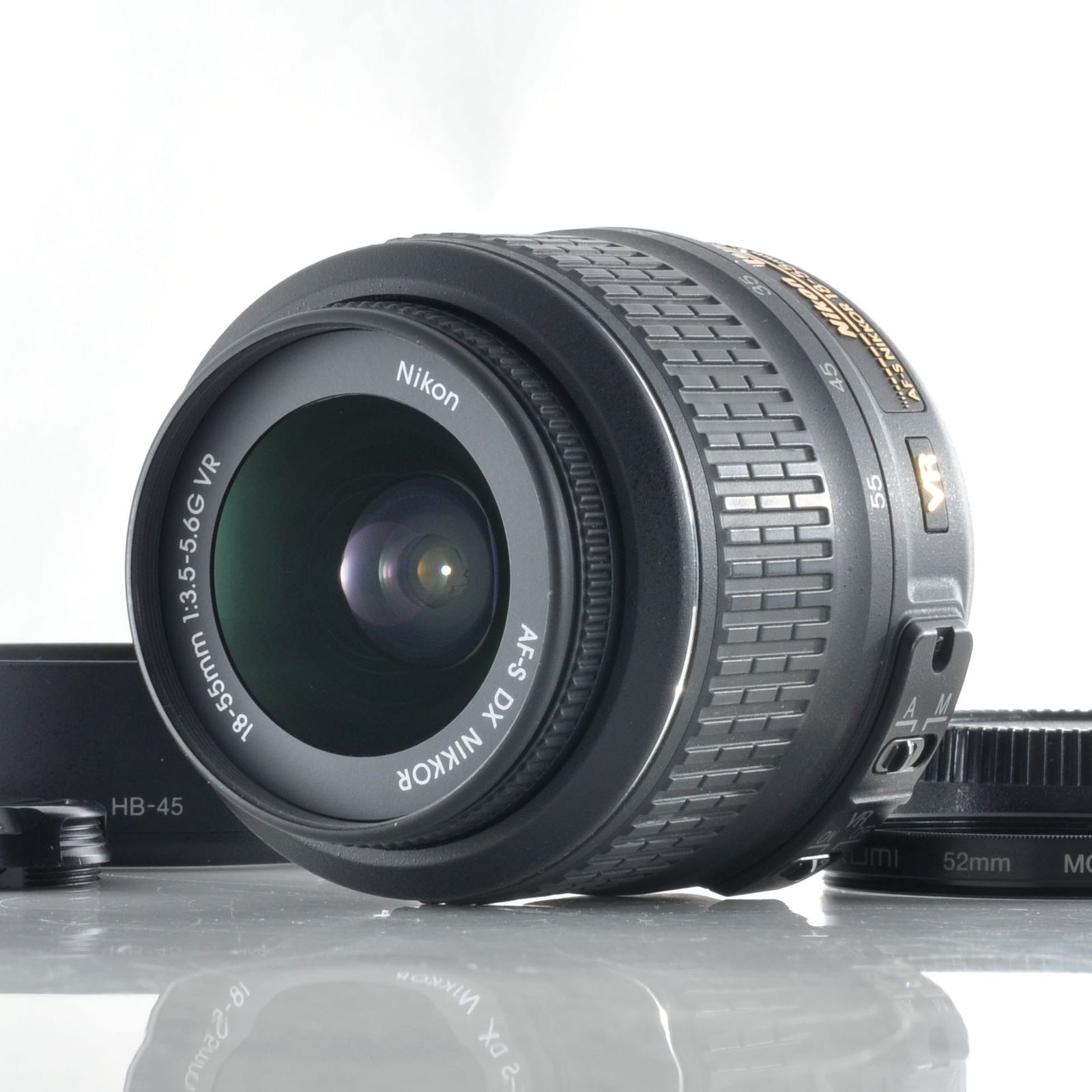 【ニコン】美品!Nikon AF-S DX NIKKOR 18-55mm F3.5-5.6 G VR ズームレンズ #P321b2