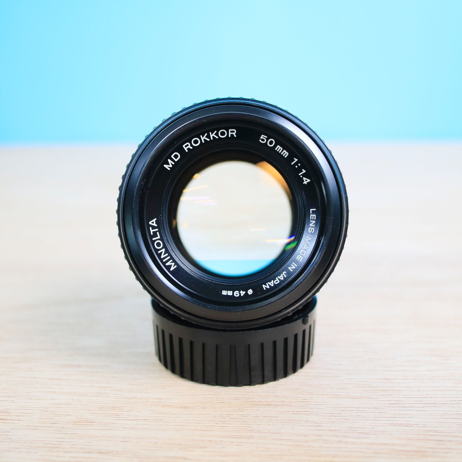 ❁完動品❁極美品 MINOLTA ミノルタ MD ROKKOR 50mm 1.4 単焦点レンズ