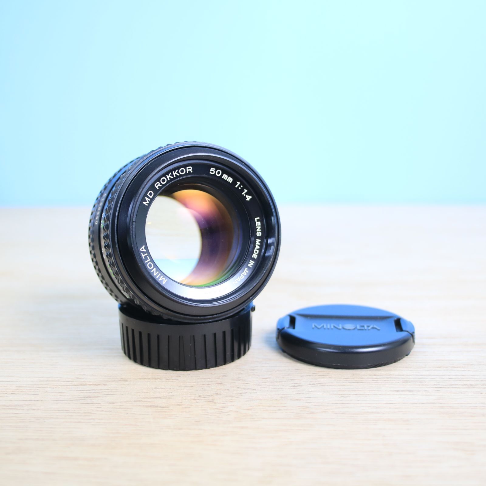 ❁完動品❁極美品 MINOLTA ミノルタ MD ROKKOR 50mm 1.4 単焦点レンズ