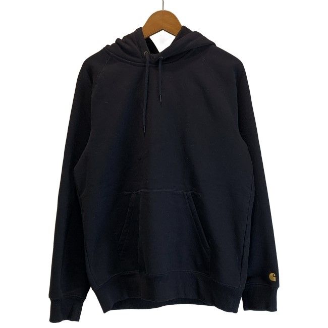 【中古】 Carhartt パーカー プルオーバー トップス 裏起毛 無地 アメカジ 古着 /1285