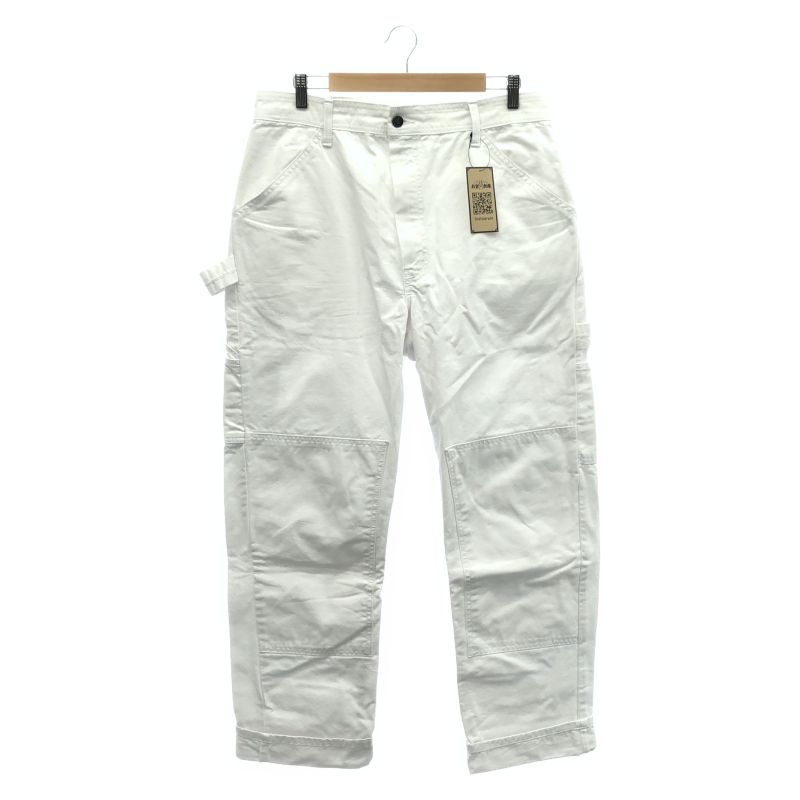 【中古】TRADESMAN ペインターパンツ W34 L32 ホワイト[66]