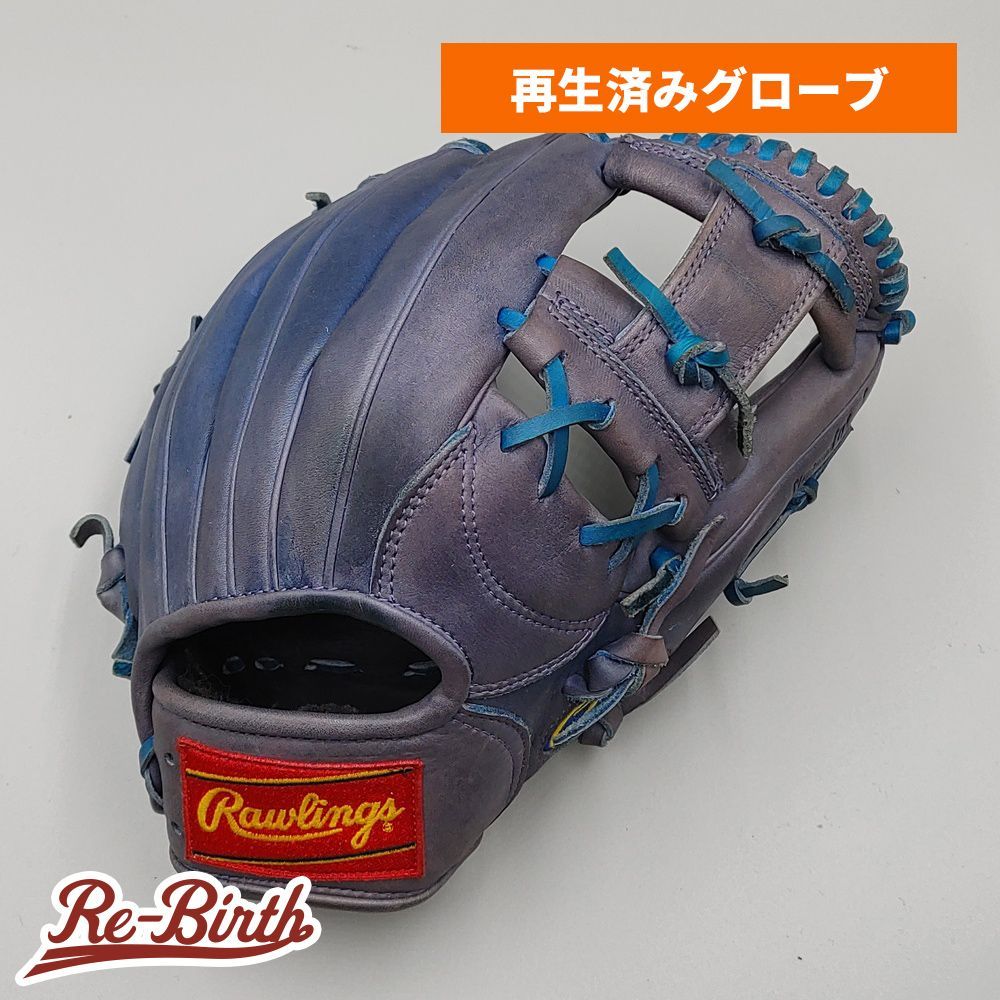 【クリーニング済み 】 ローリングス 軟式グローブ / 内野手用 型付け済み (Rawlings グラブ)[WE1603]