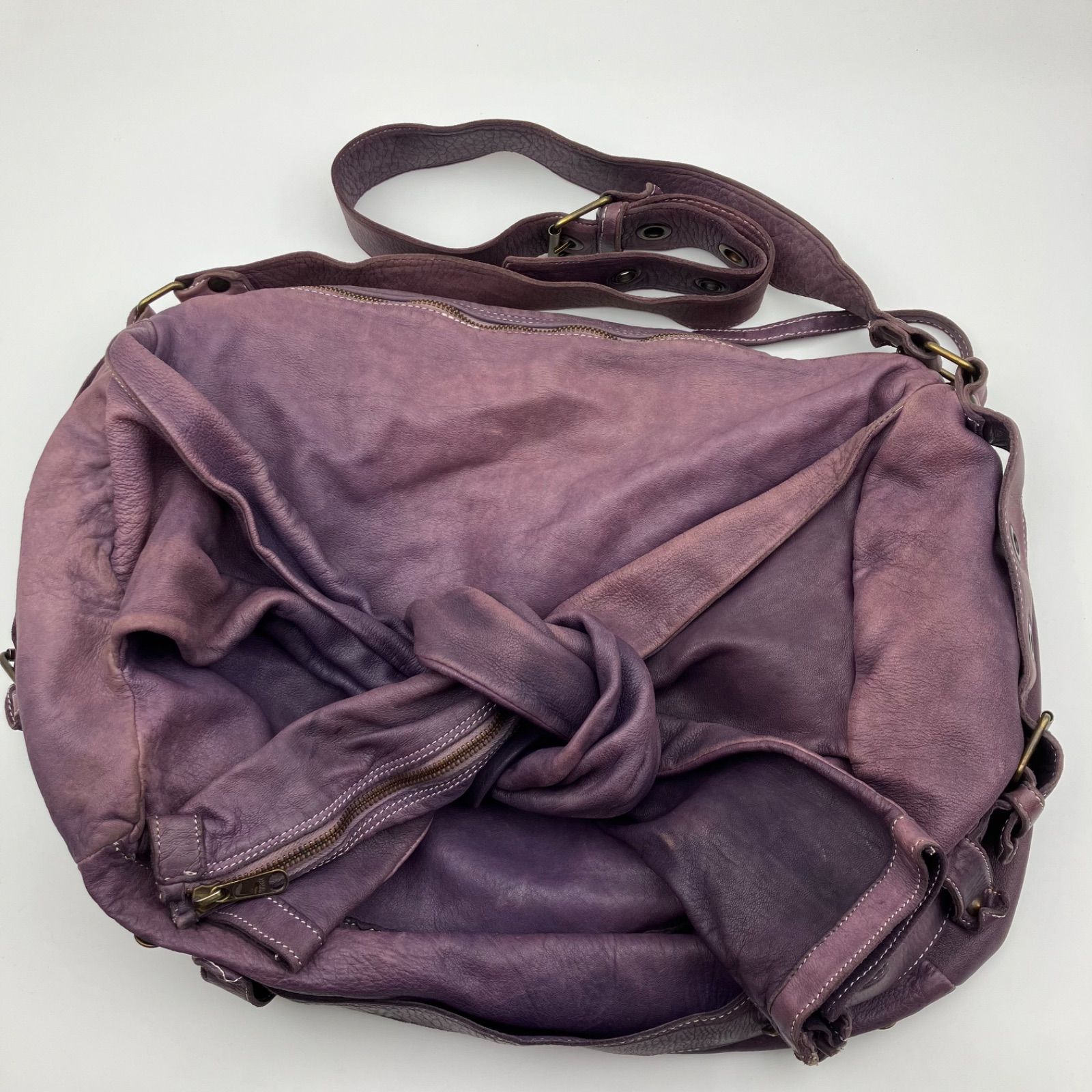 collection PRIVEE? コレクションプリヴェ レザー ショルダーバッグ 