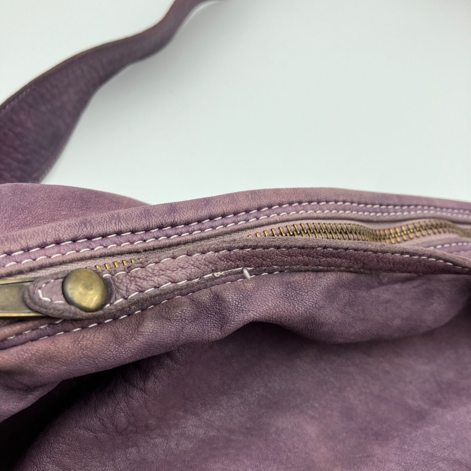 collection PRIVEE? コレクションプリヴェ レザー ショルダーバッグ 