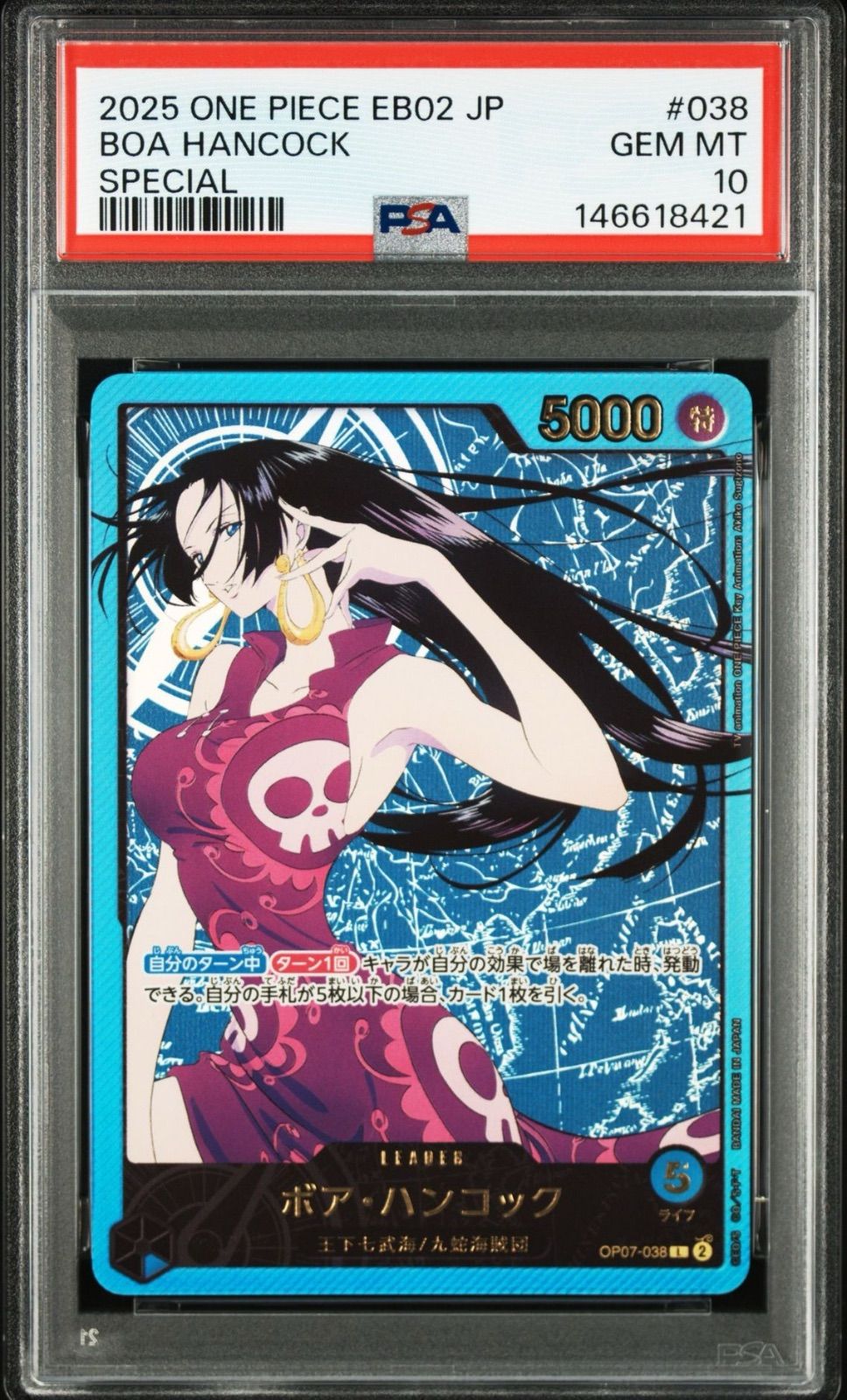 PSA10・ワンオーナー品】anime25th ボア•ハンコック リーダーパラレル