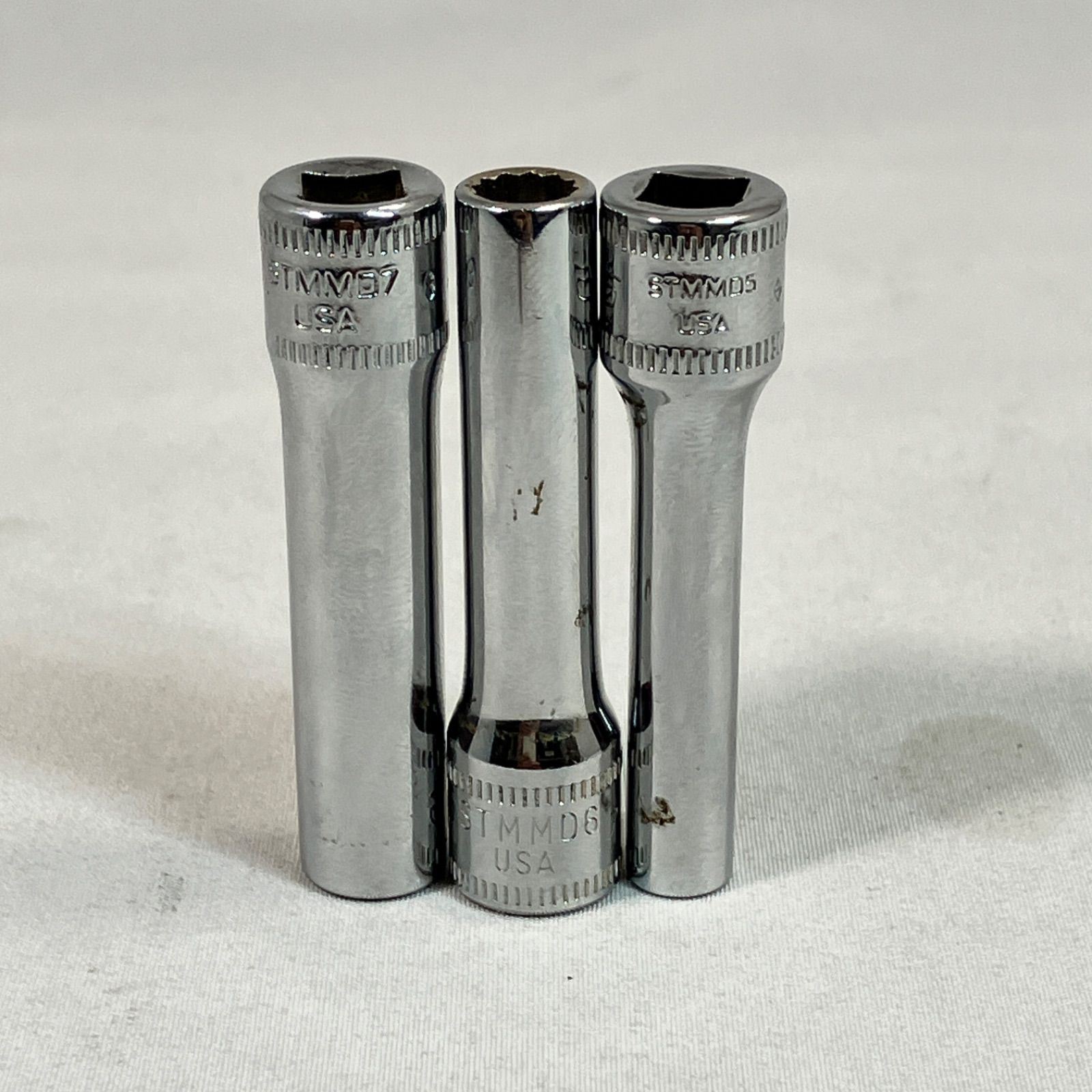 Snap-on スナップオン 1/4 12角ディープソケット STMMD14~5 セット 