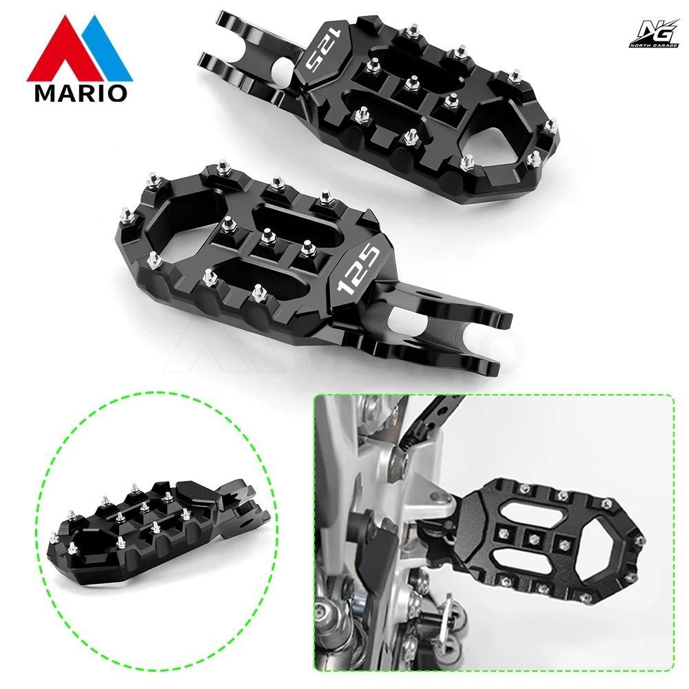 CR125R CR250R CR 125 250 R CR 125R 250R 2002-2005 2006 2007 オートバイ フットレスト フットペグ ペダル