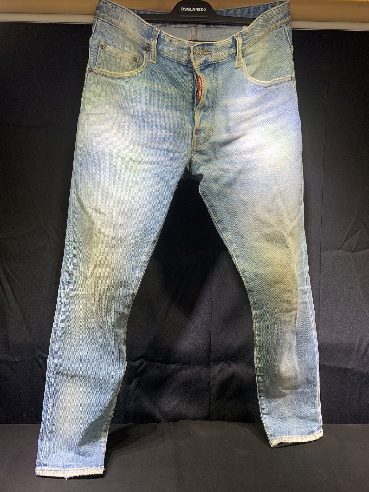 4)H5【DSQUARED2】ディースクエアード メンズデニム 44サイズ 