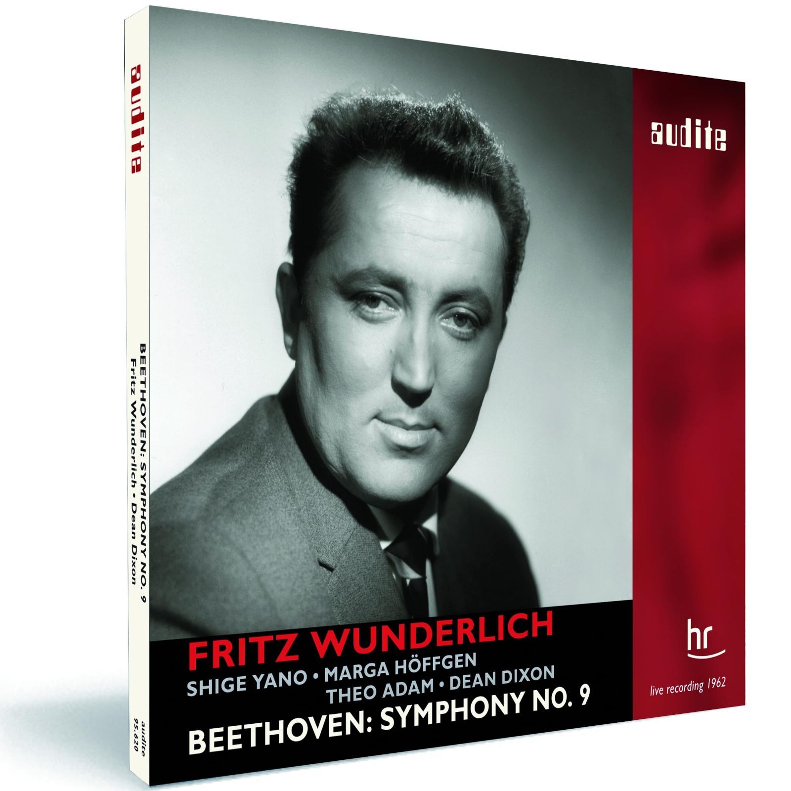 【CD】ベートーヴェン: 交響曲 第9番 ニ短調 Op.125 「合唱」 (Beethoven: Symphony No.9 / Fritz Wunderlich, Shige Yano, Marga Hoffgen, Theo Adam, Dea
