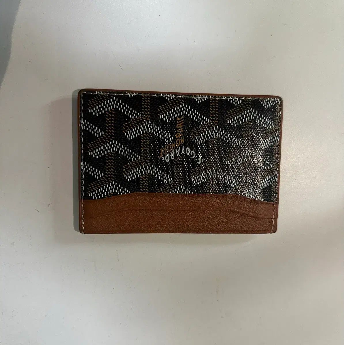 Masion Goyard カードウォレット（サン・ルイ カードホルダー ノワール タン