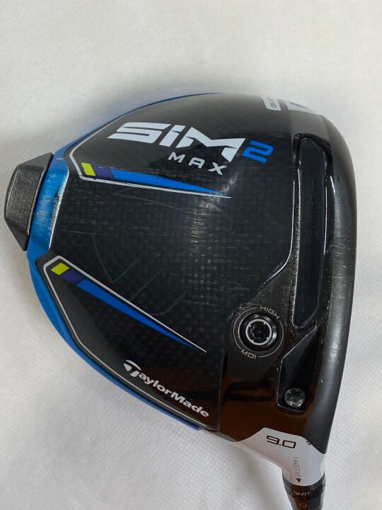 テーラーメイド　SIM2 MAX　9度　ATTAS G7 6S　Sフレックス　ドライバー　中古　ゴルフドゥ！倉敷笹沖店【最短即日発送】