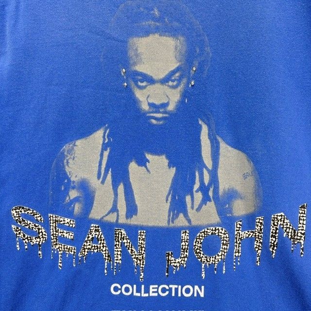SEAN JOHN BUSTA RHYMES RAP グラフィックTシャツ スタッズ FADE サイズ L 08052806 01