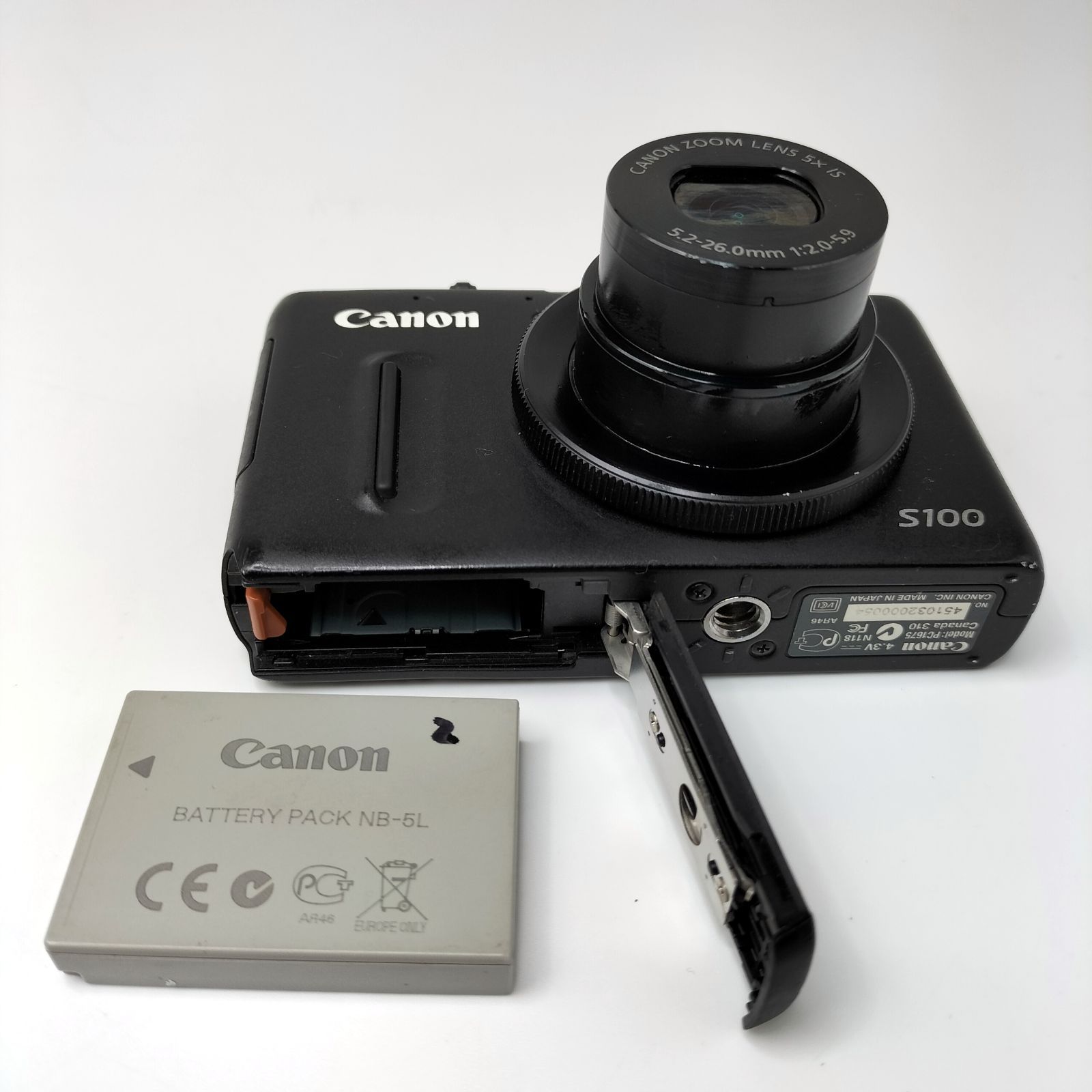 Canon デジタルカメラ Powershot S100 キャノン ジャンク Canon PowerShot S100 ジャンク レンズエラー オールドコンデジ - メルカリ