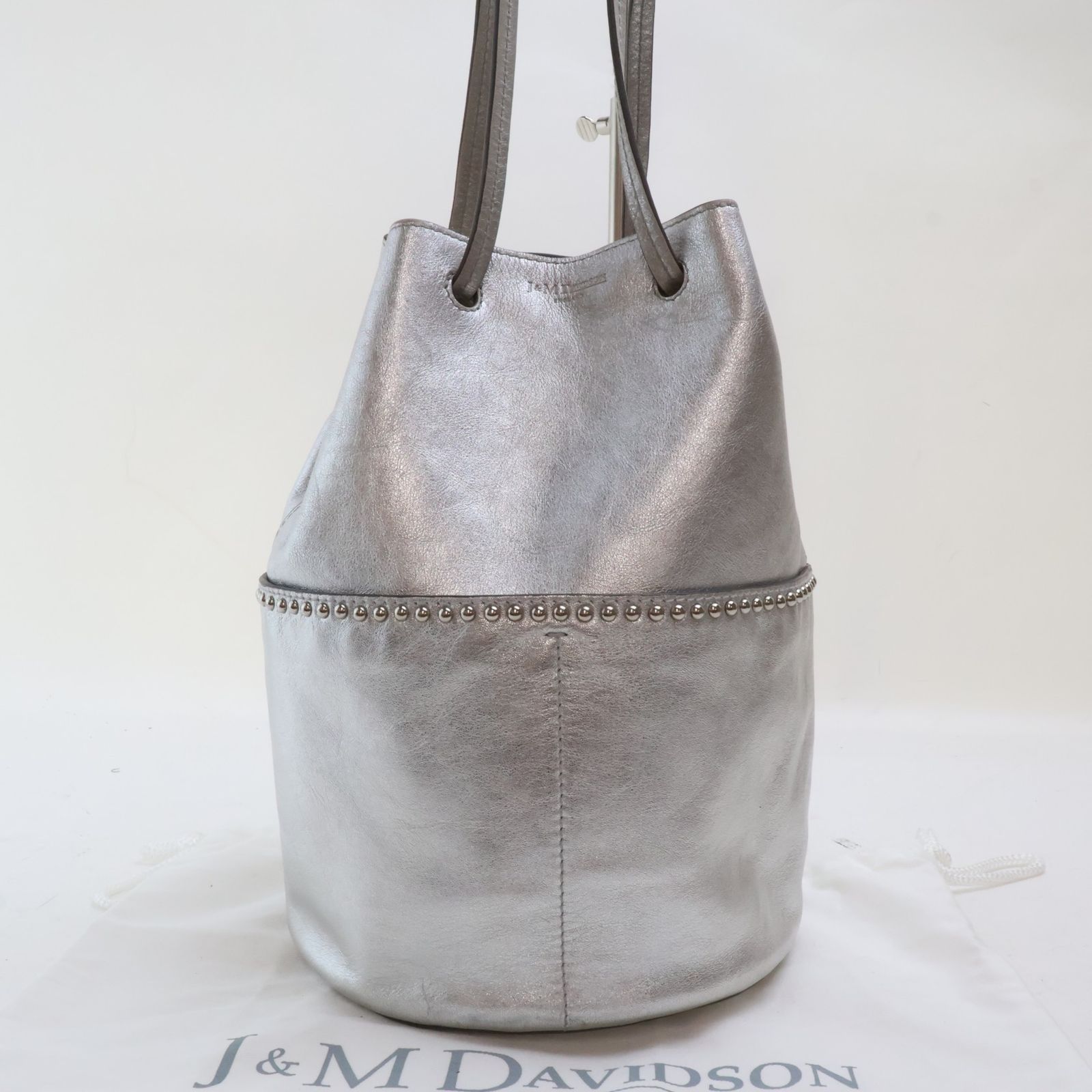 2605-46 ジェイアンドエムデヴィッドソン ハンドバッグ 美品 J&M 