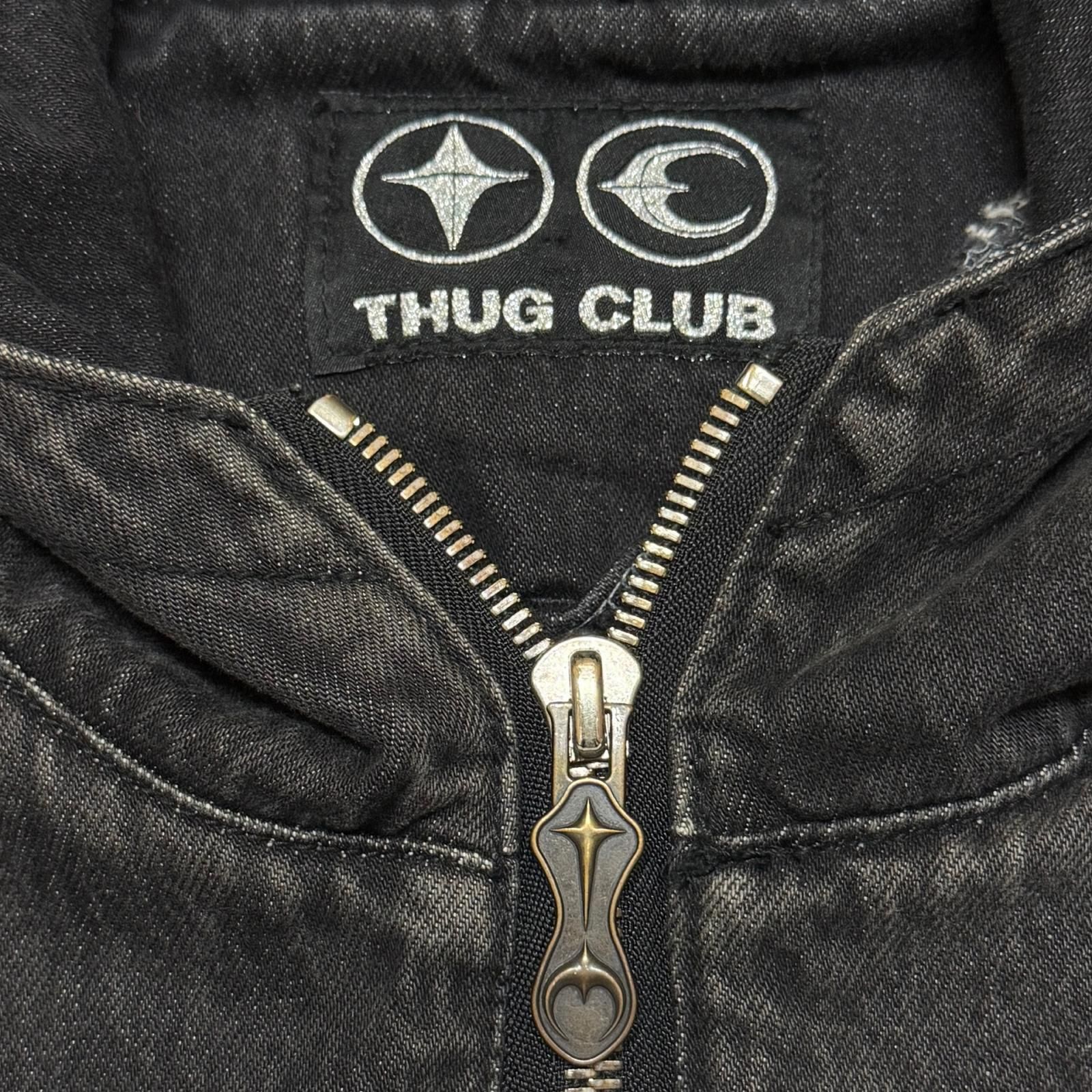 THUG CLUB 24AW BASIC EMBLEM DENIM JACKET ベーシックエンブレム