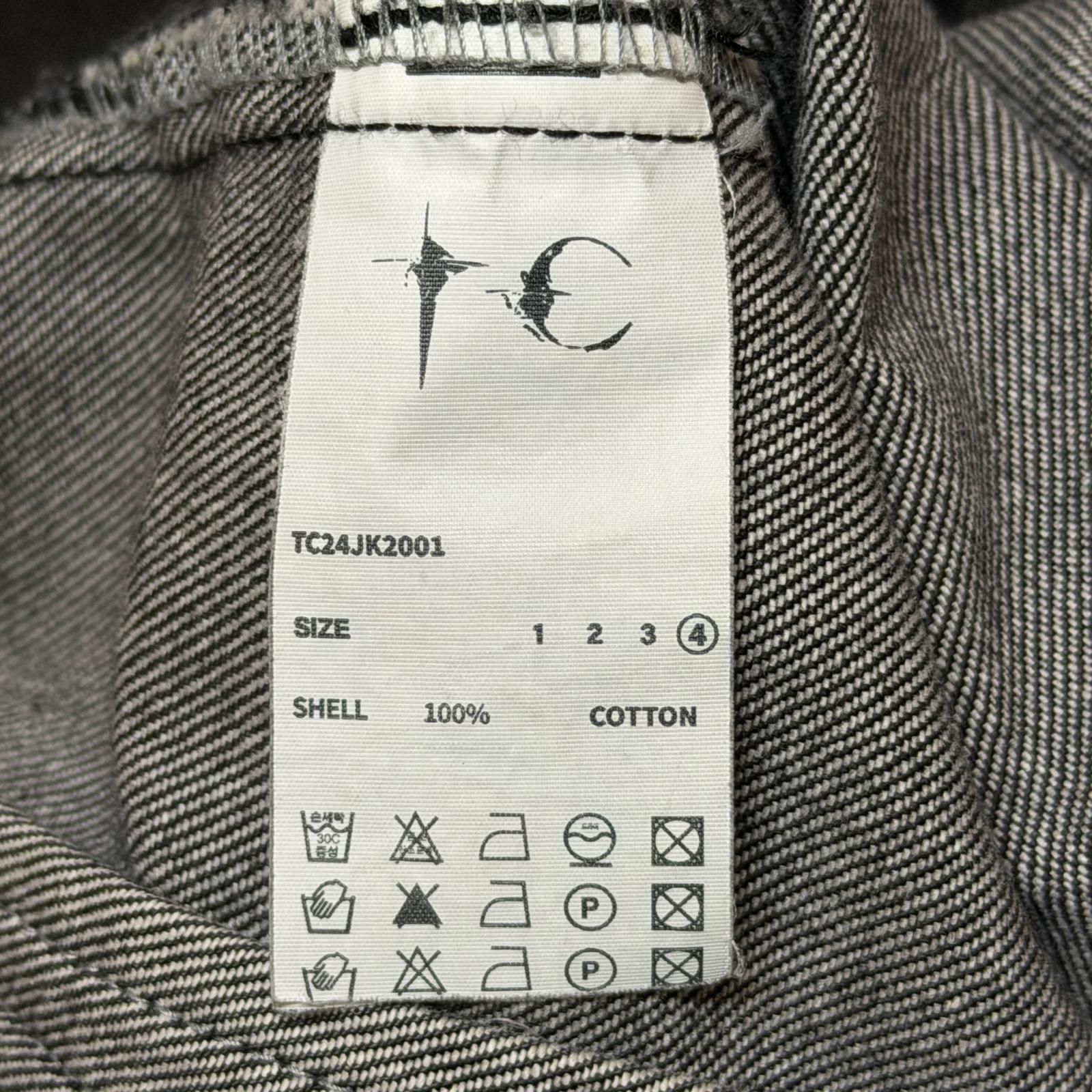 THUG CLUB 24AW BASIC EMBLEM DENIM JACKET ベーシックエンブレム 