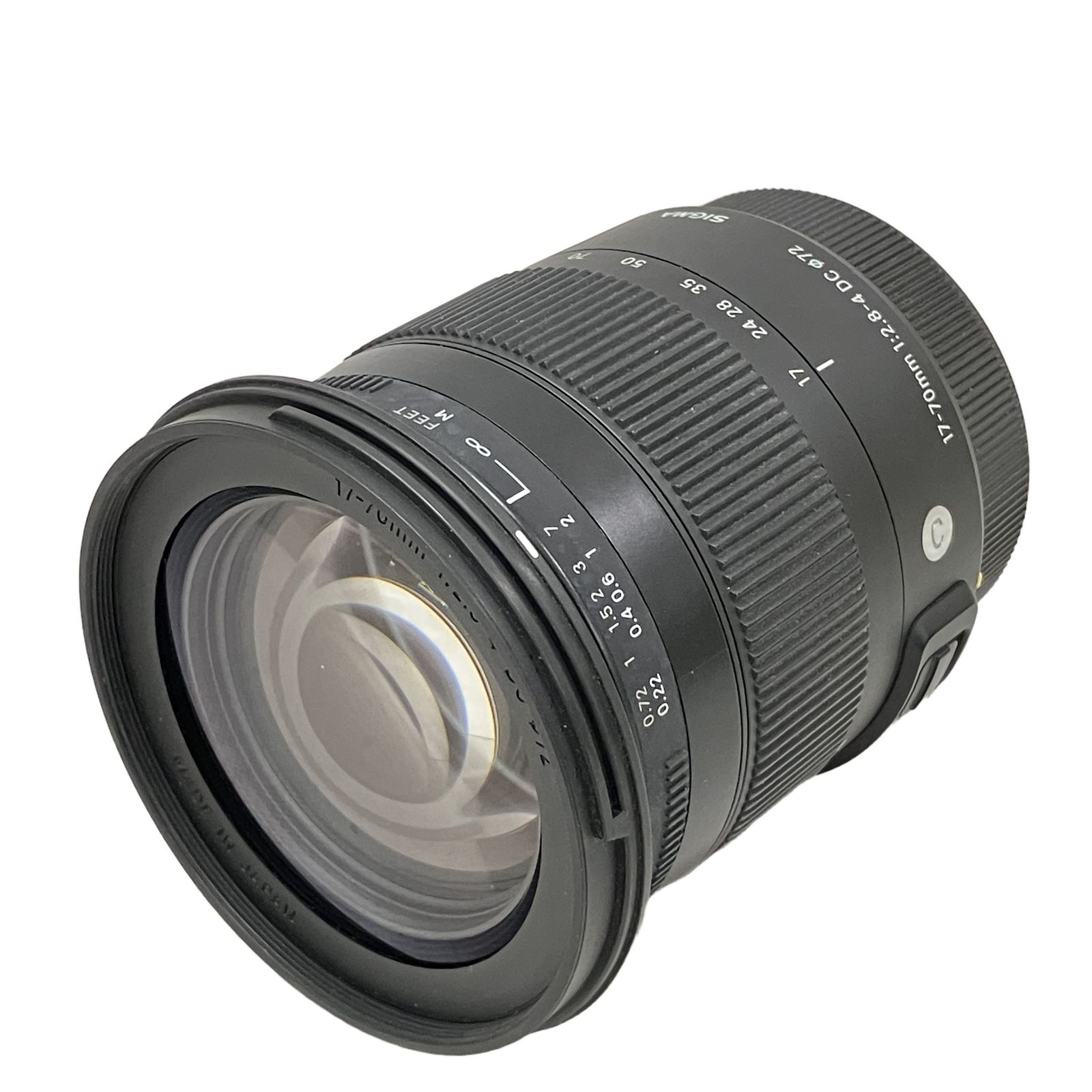 SIGMA 17-70mm F2.8-4 DC MACRO OS HSM Canon用 カメラ ズームレンズ 中古 H11291714