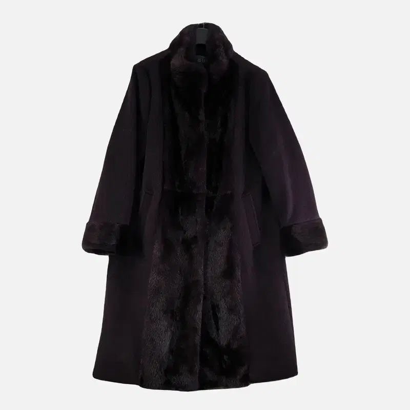 ユーロコレクション PURPLE レディース ファーコート 91-165 新品 N1569