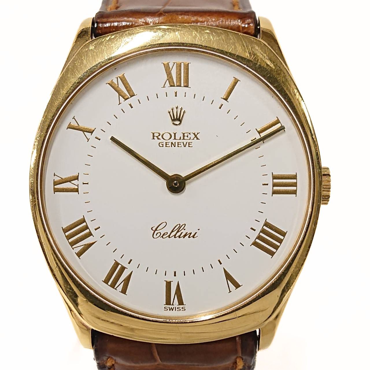 ROLEX　4133　CELLINI　Hand-Winding ロレックス チェリーニ 手巻き メンズ 腕時計 ヴィンテージ K18YG