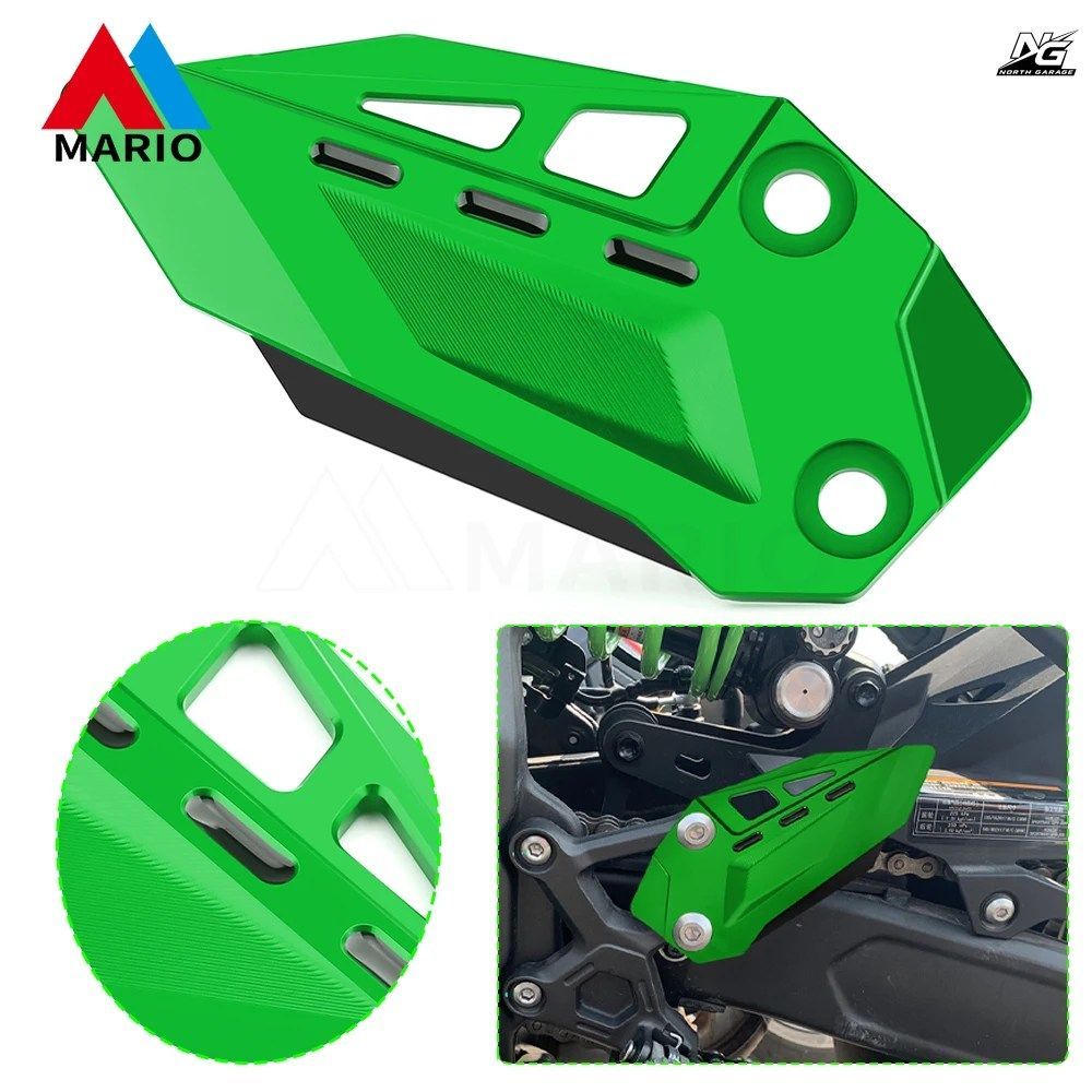 オートバイ用フットペグヒールプレートガードプロテクター カワサキ ZX4R ZX4RR ZX4R ZX4RR 2023 2024