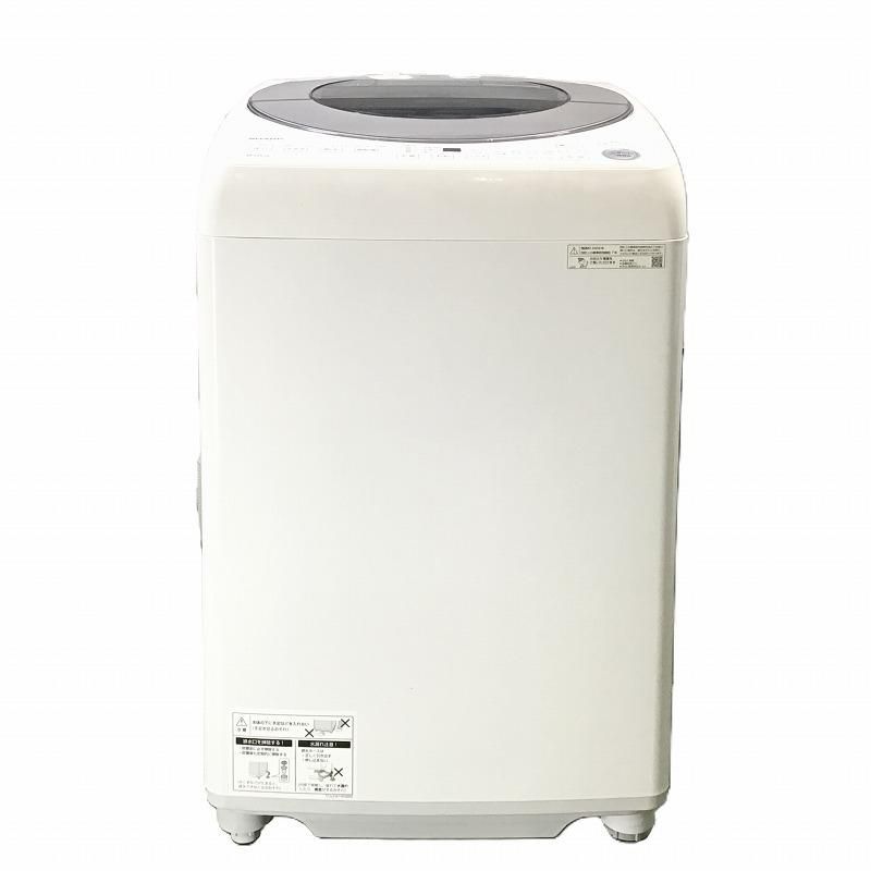 SHARP シャープ 洗濯機 全自動洗濯機 穴なし槽 ES-GV8F 18,588円